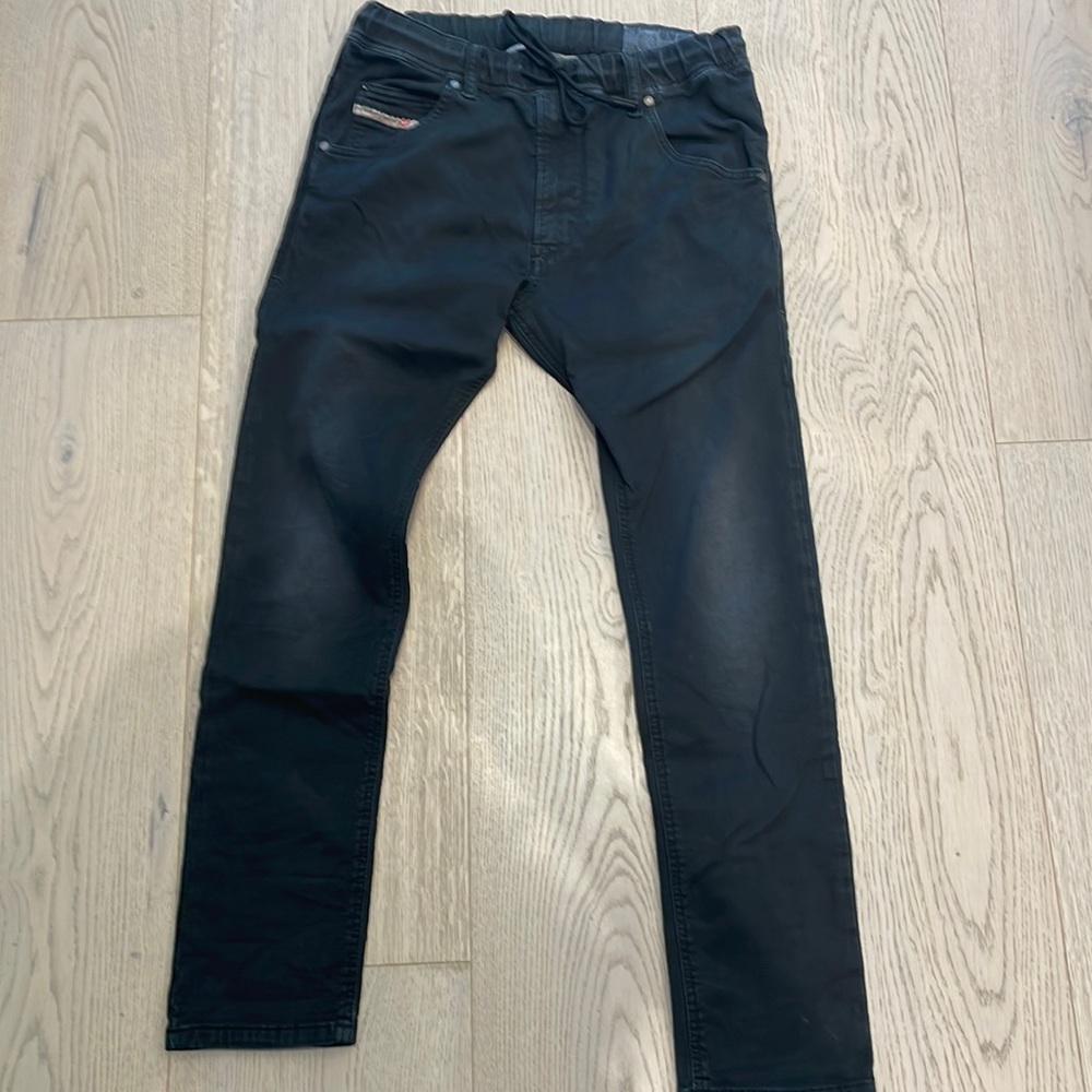 EUC Diesel Krooley Jogg jeans - 26 - washed black